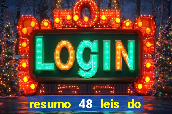 resumo 48 leis do poder pdf